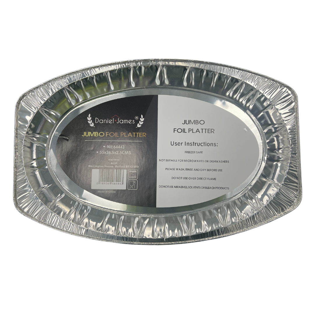 Jumbo Foil Platter - Sturdy 76g