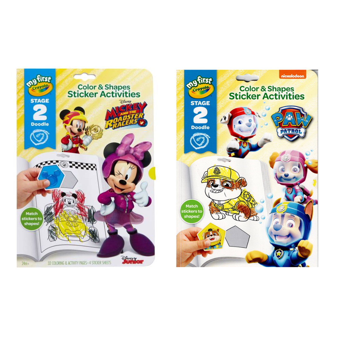 My First Crayola Coloring & Sticker Activity Book