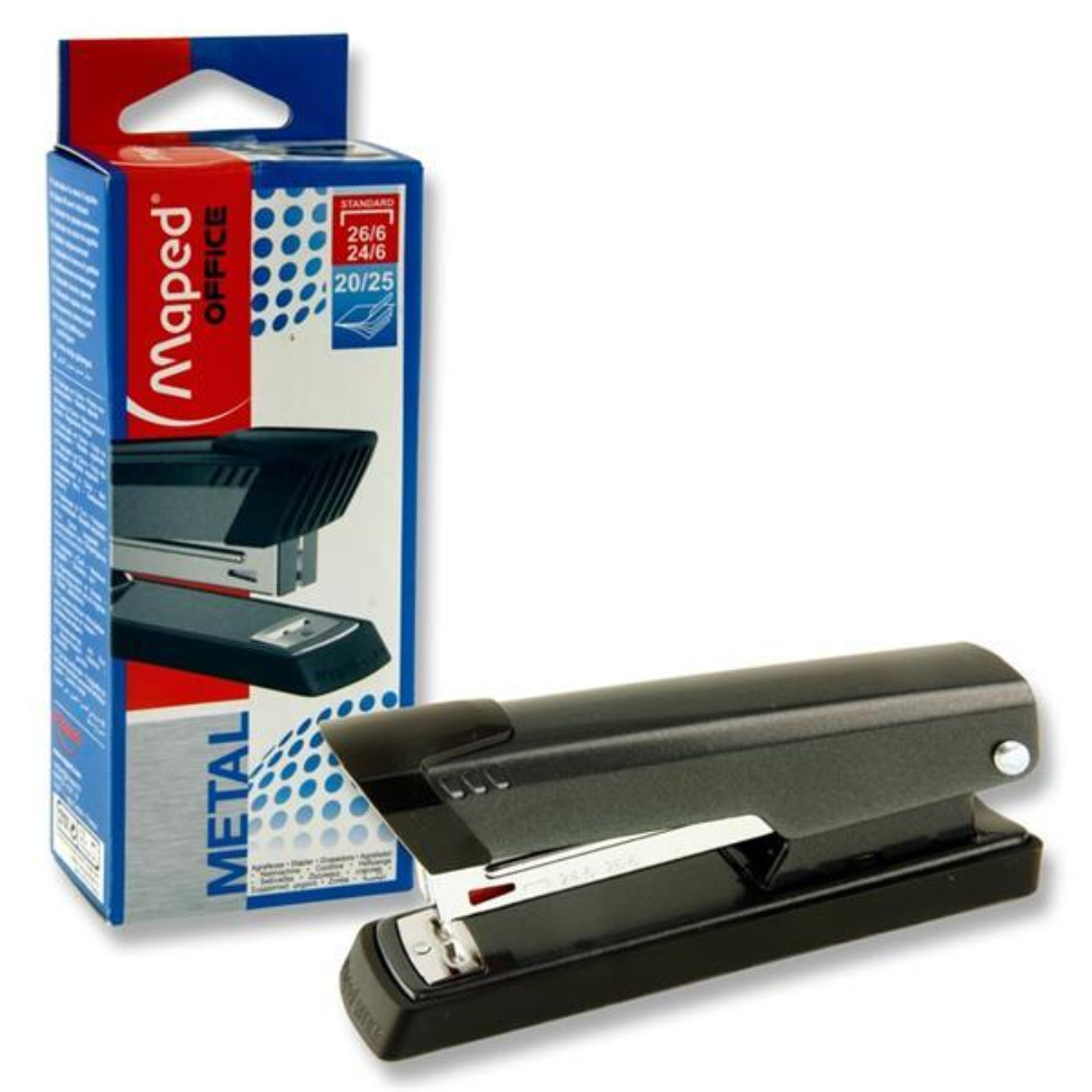 Maped 26/6 Half Strip Stapler Grey