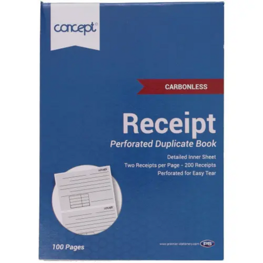 Concept Duplicate Receipt Book 100 Pages