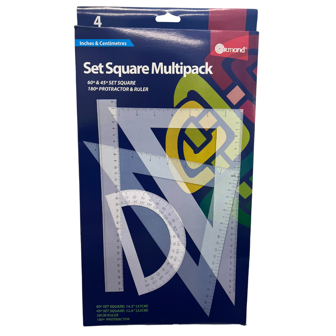 Ormond Set Square Multipack (4-Piece)