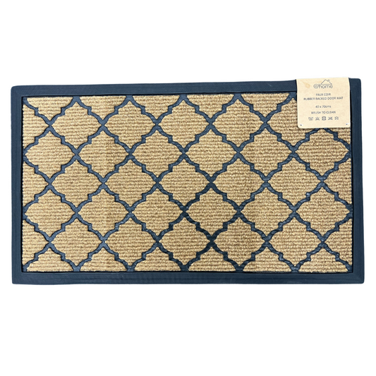 Faux Coir Rubber Backed Doormat 40 x 70cm