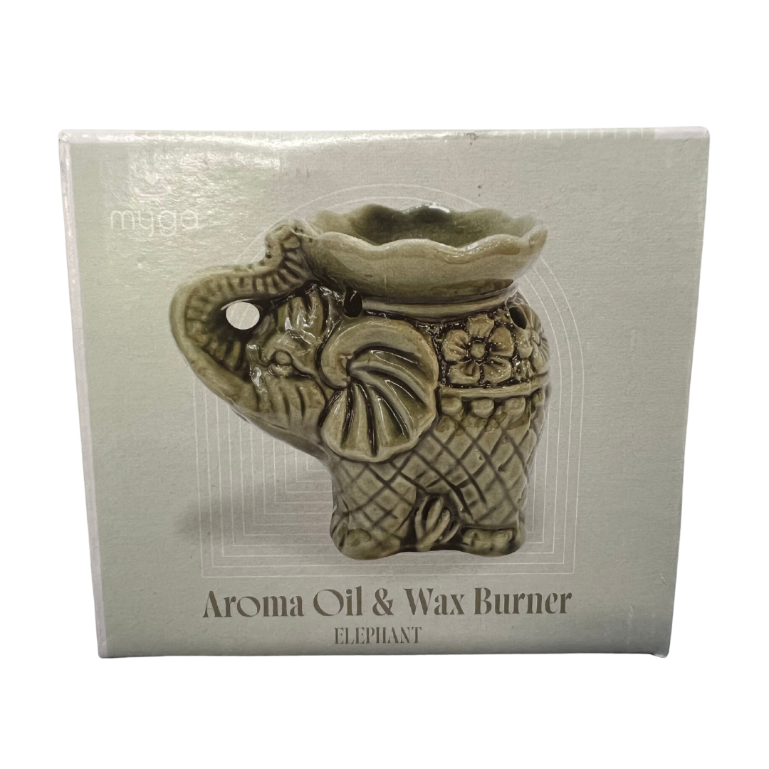 Myga Aroma Oil & Wax Burner – Elephant Design