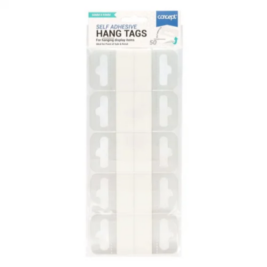 Concept Self-Adhesive Hang Tags (50mm x 45mm)