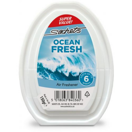 Sachets Ocean Scent Gel Air Freshener 150g