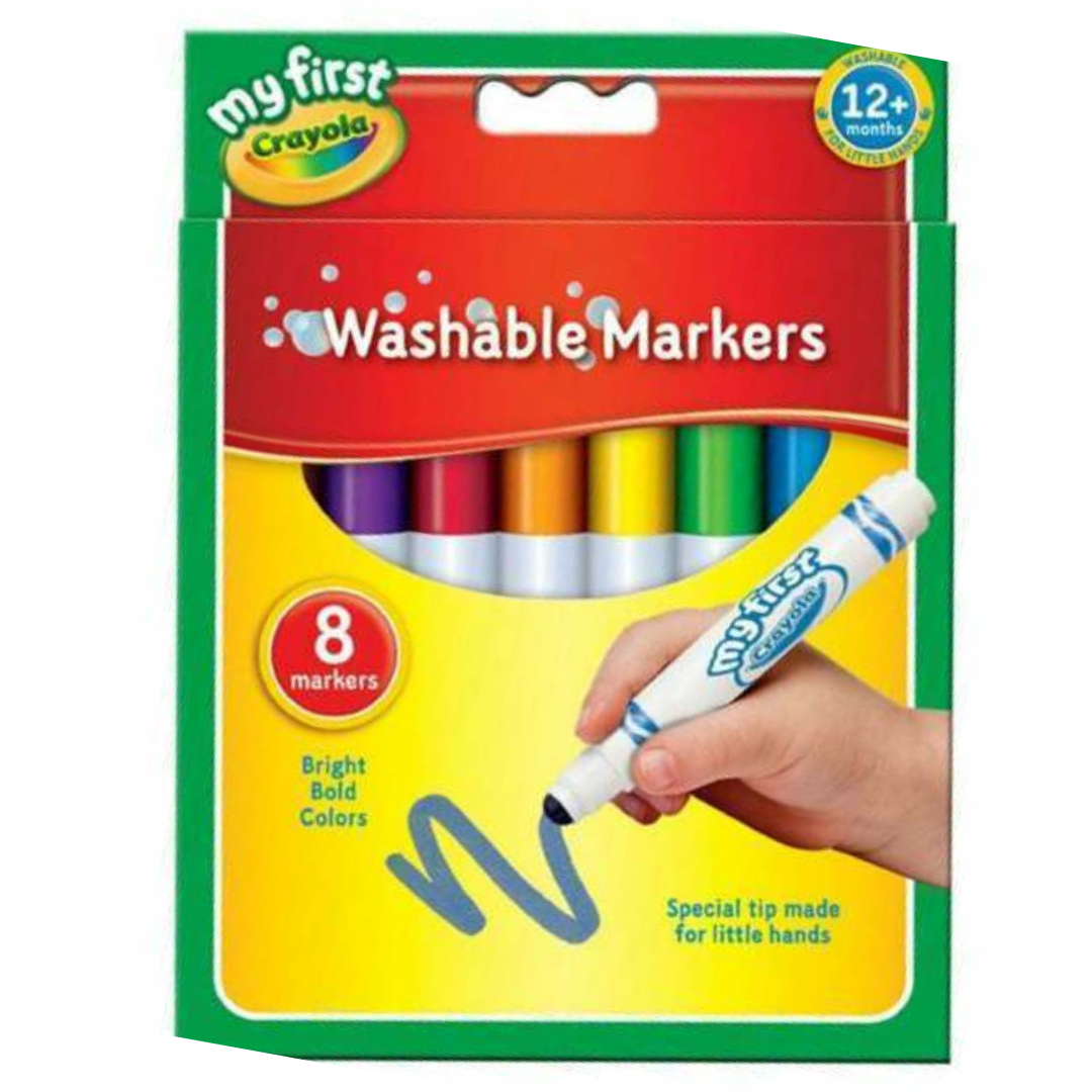 My First Crayola Washable Markers – Pack of 8