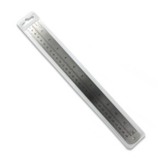 30cm Deadlength Steel Ruler