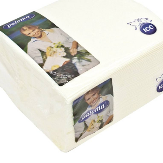 1 Ply White Napkins 30cm x 30cm