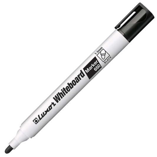 2PK Black Whiteboard Marker Bullet Tip