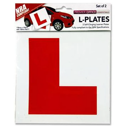 Premier Pack of 2 NRA Compliant L Plates