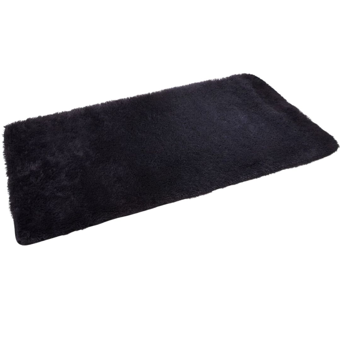 Sienna Fluffy Rug Charcoal (120x170 cm)