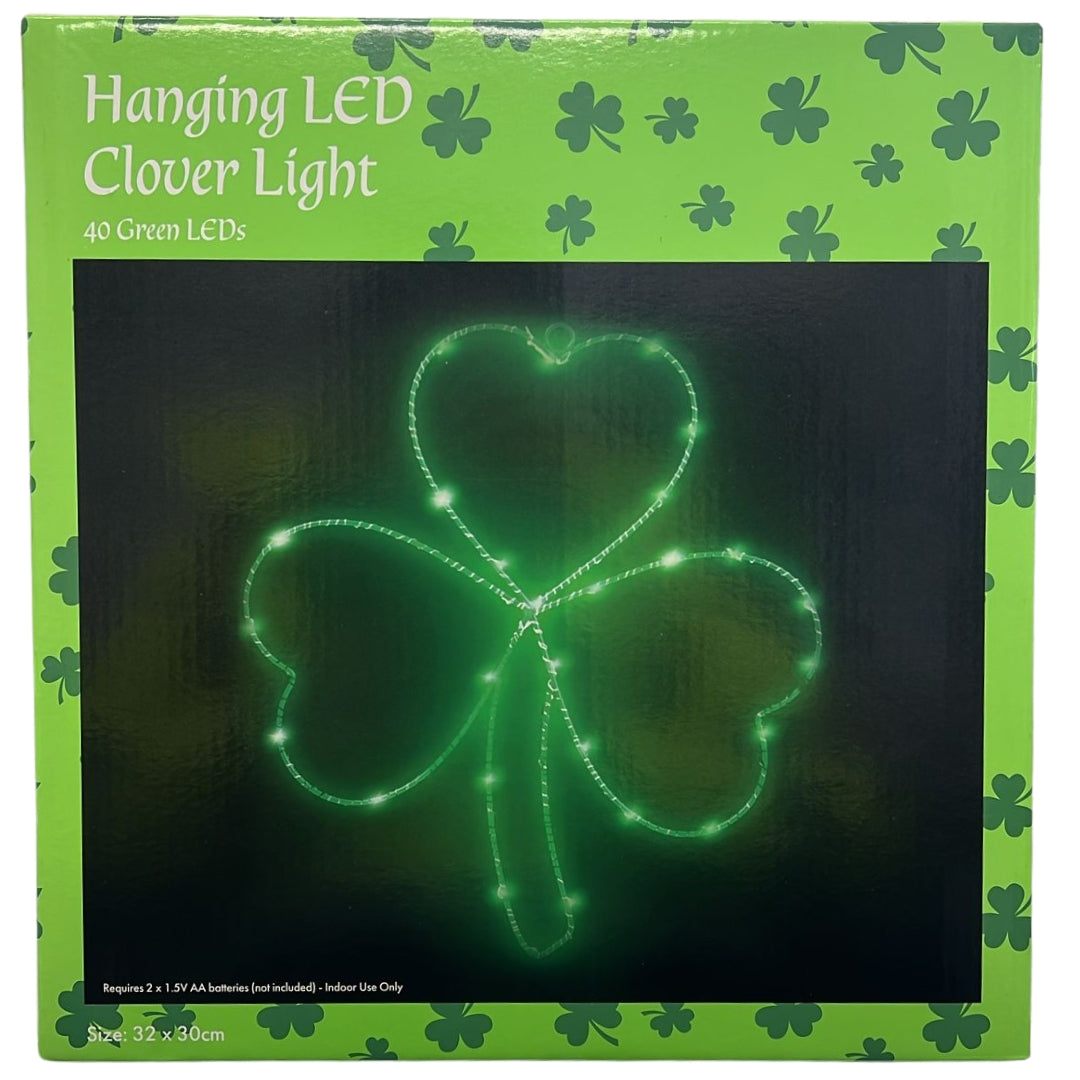 Hanging LED Clover Light