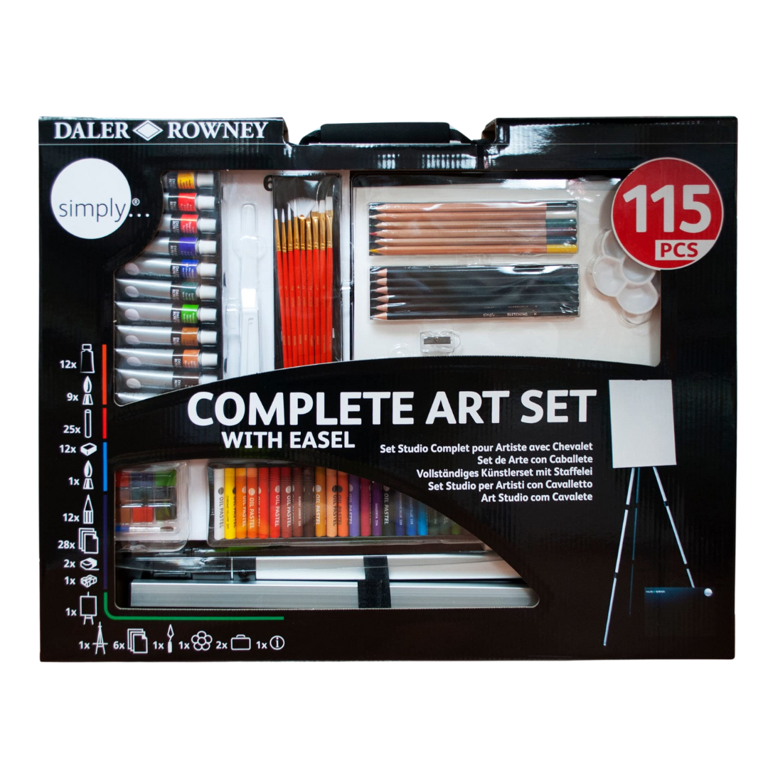 Daler-Rowney 115pc Simply Complete Art Set