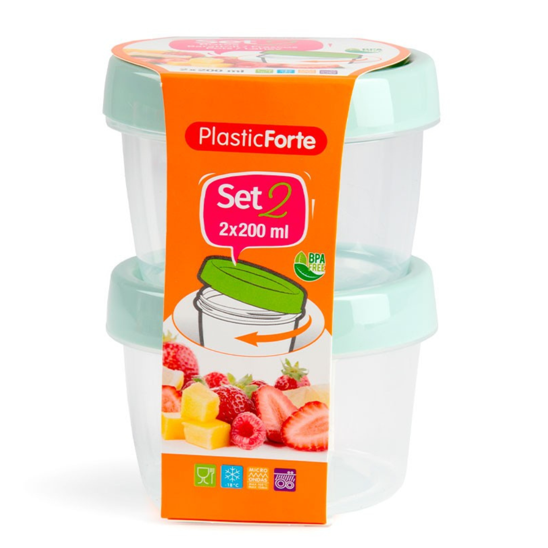 Set of 2 Mini Pots – 200ml Each