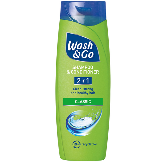 Wash & Go 2-in-1 Classic Shampoo and Conditioner 400ml