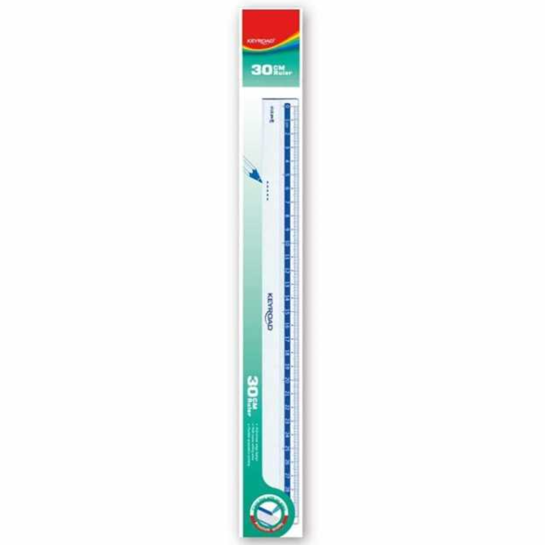 Keyroad Plastic Ruler Hanging 30cm/12