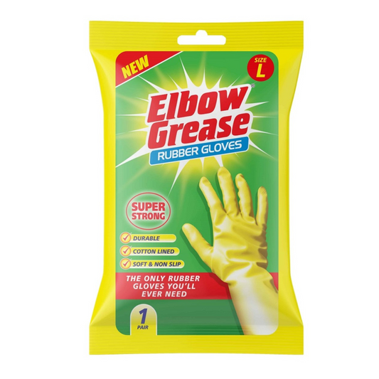 Elbow Grease Rubber Gloves Large 1 Pair