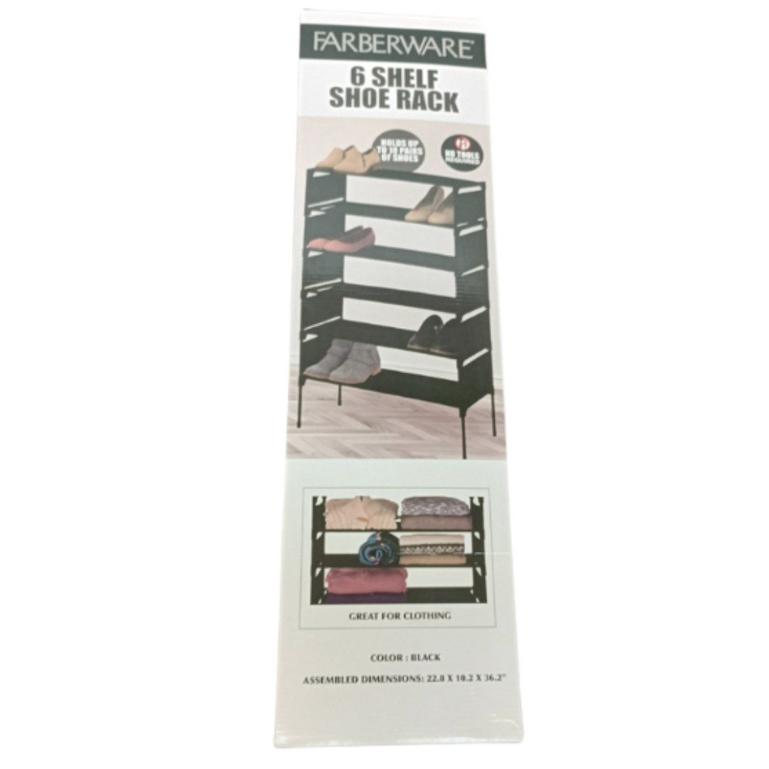 6 Shelf Shoe Rack