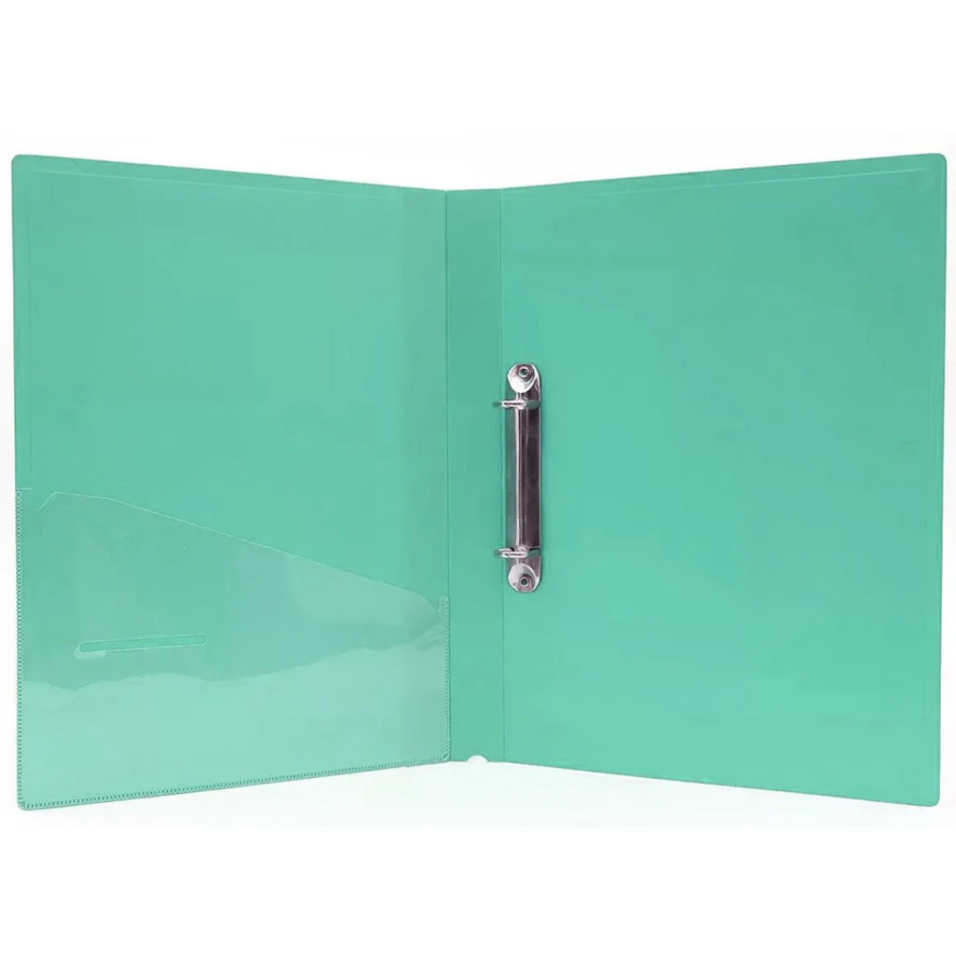 Teal Matt Ring Binder Folder