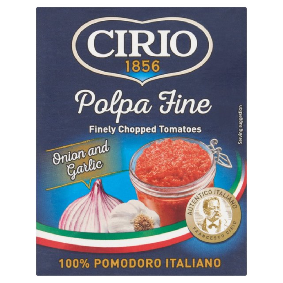 Cirio Chopped Tomato & Onion 390g