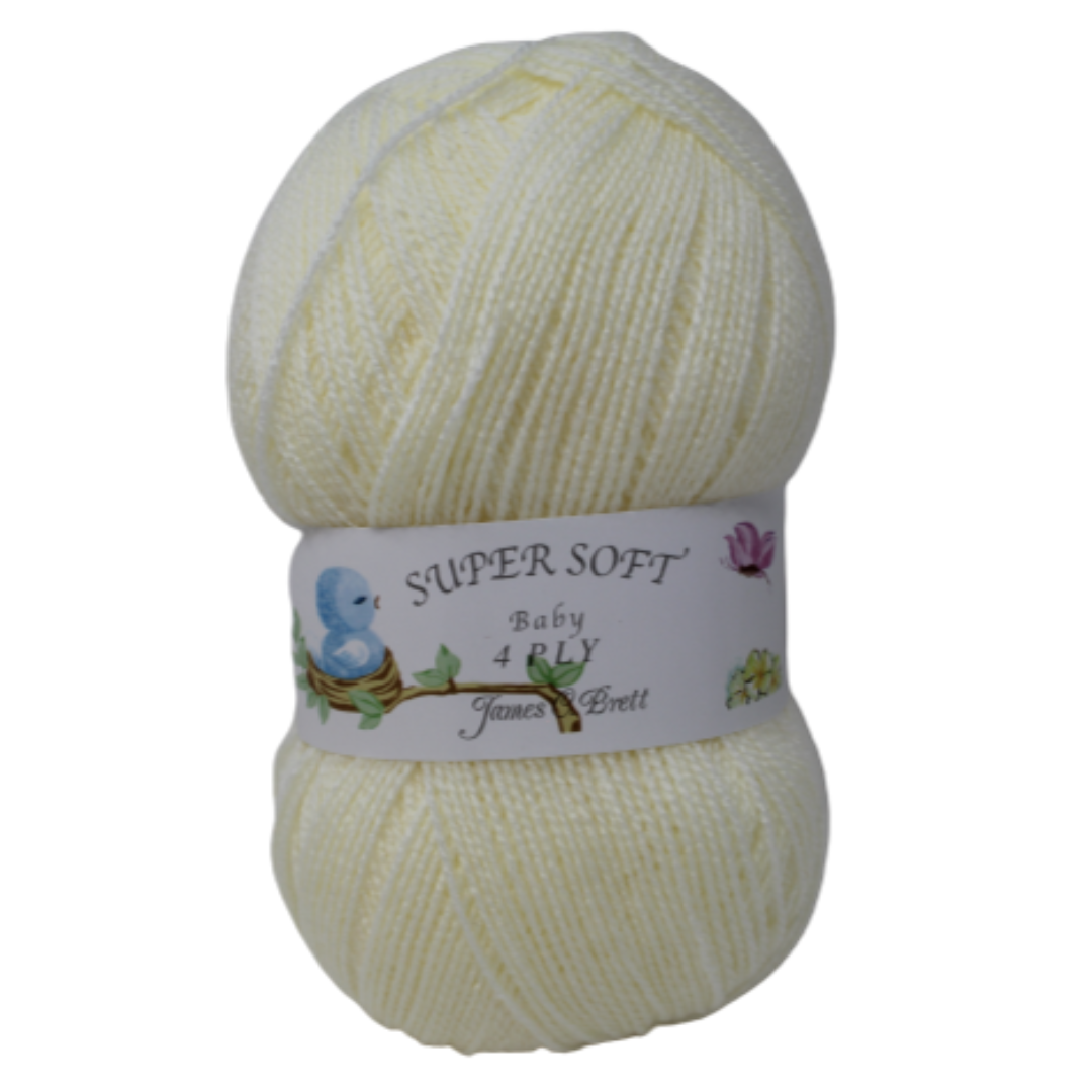 Baby 100g 4PLY Yarn BY09 Cream