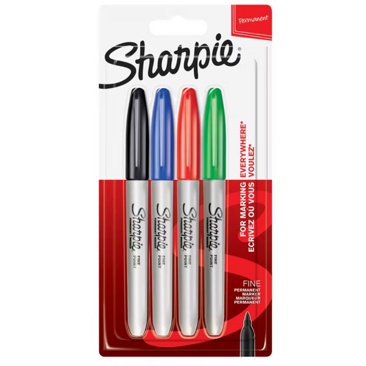 Sharpie 4-Pack Assorted Permanent Markers