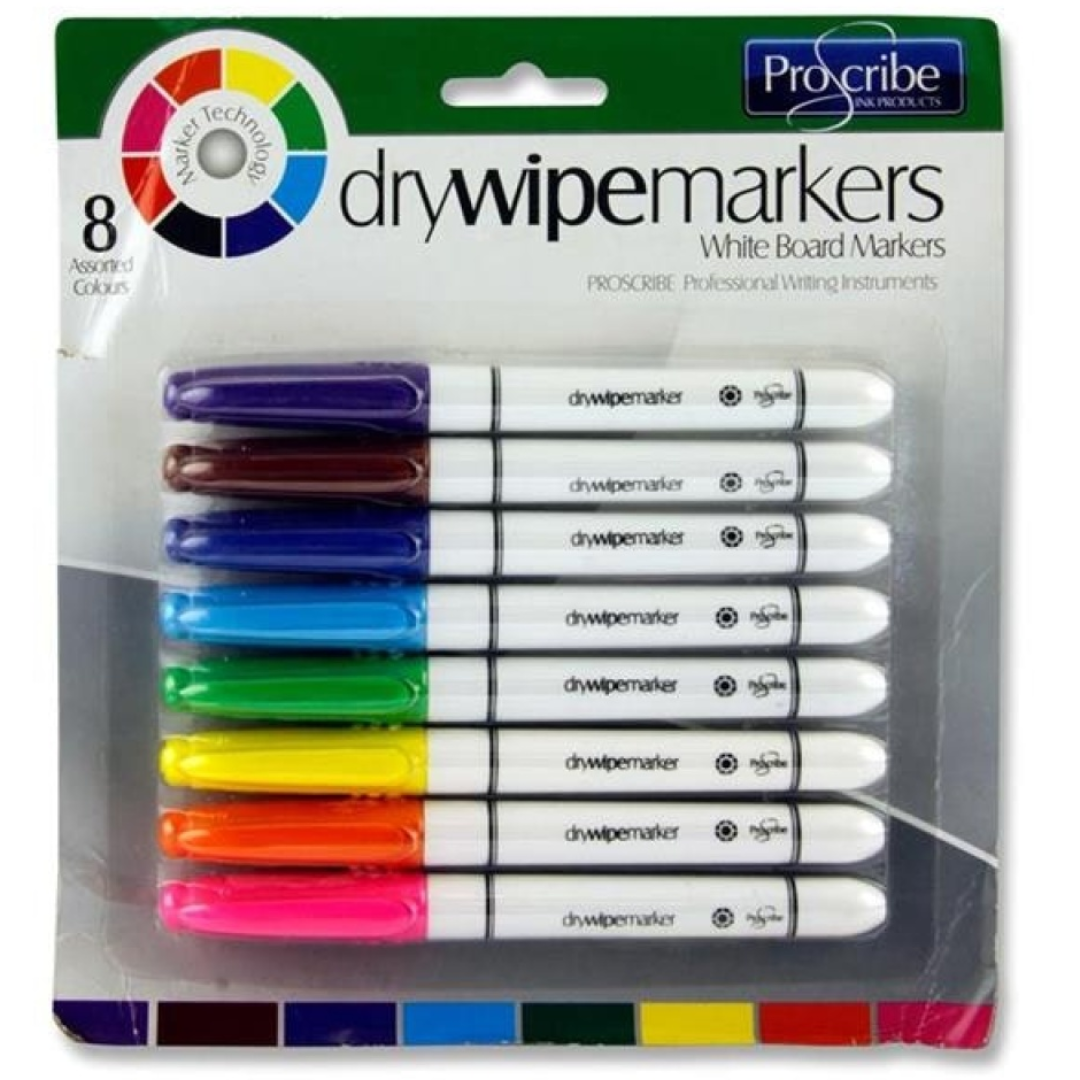 8-Pack of PRO Assorted Whiteboard Markers