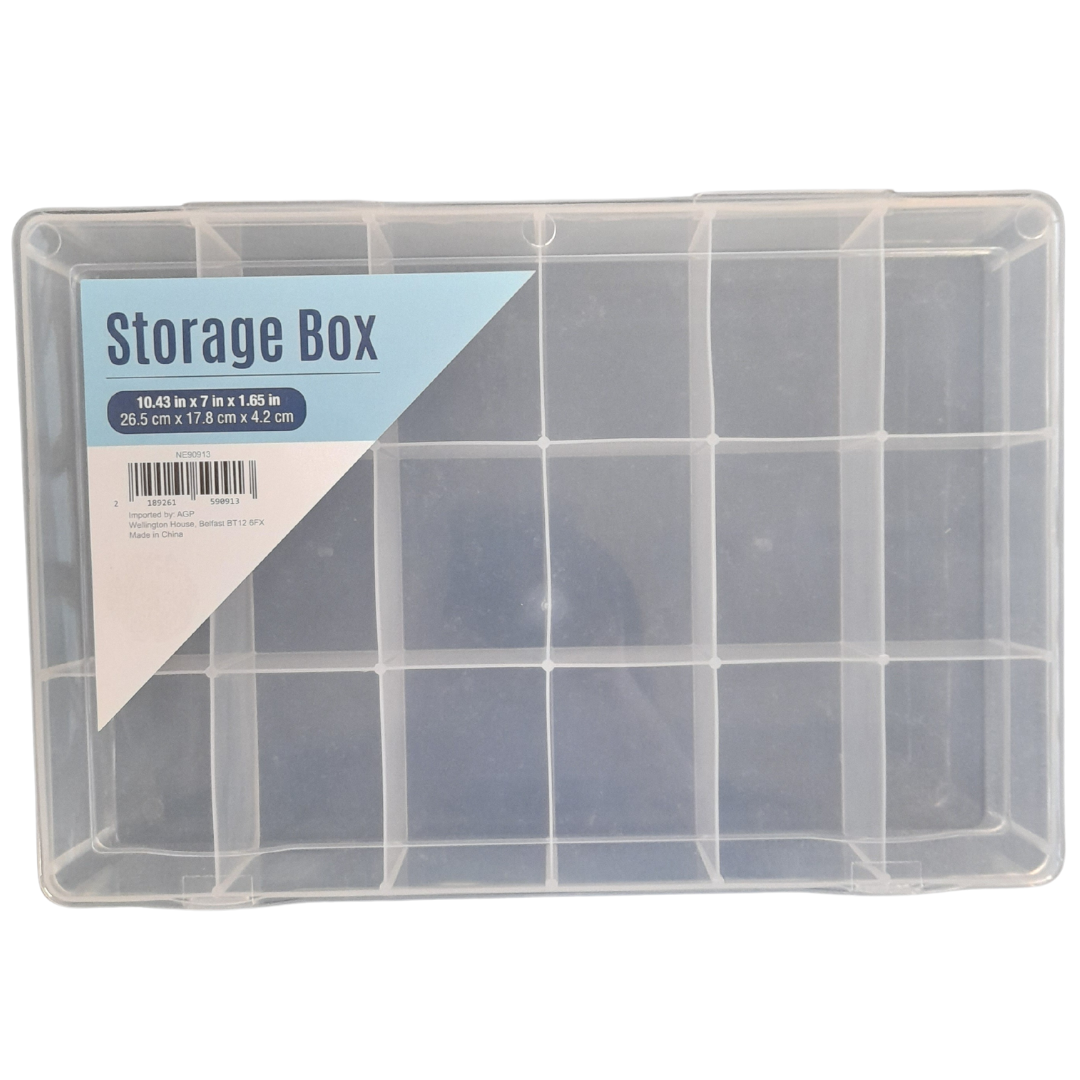 Storage Box For Crafts 26.5cm X 17.8cm X 4.2cm