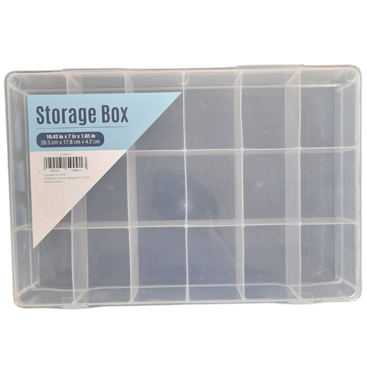 Storage Box For Crafts 26.5cm X 17.8cm X 4.2cm