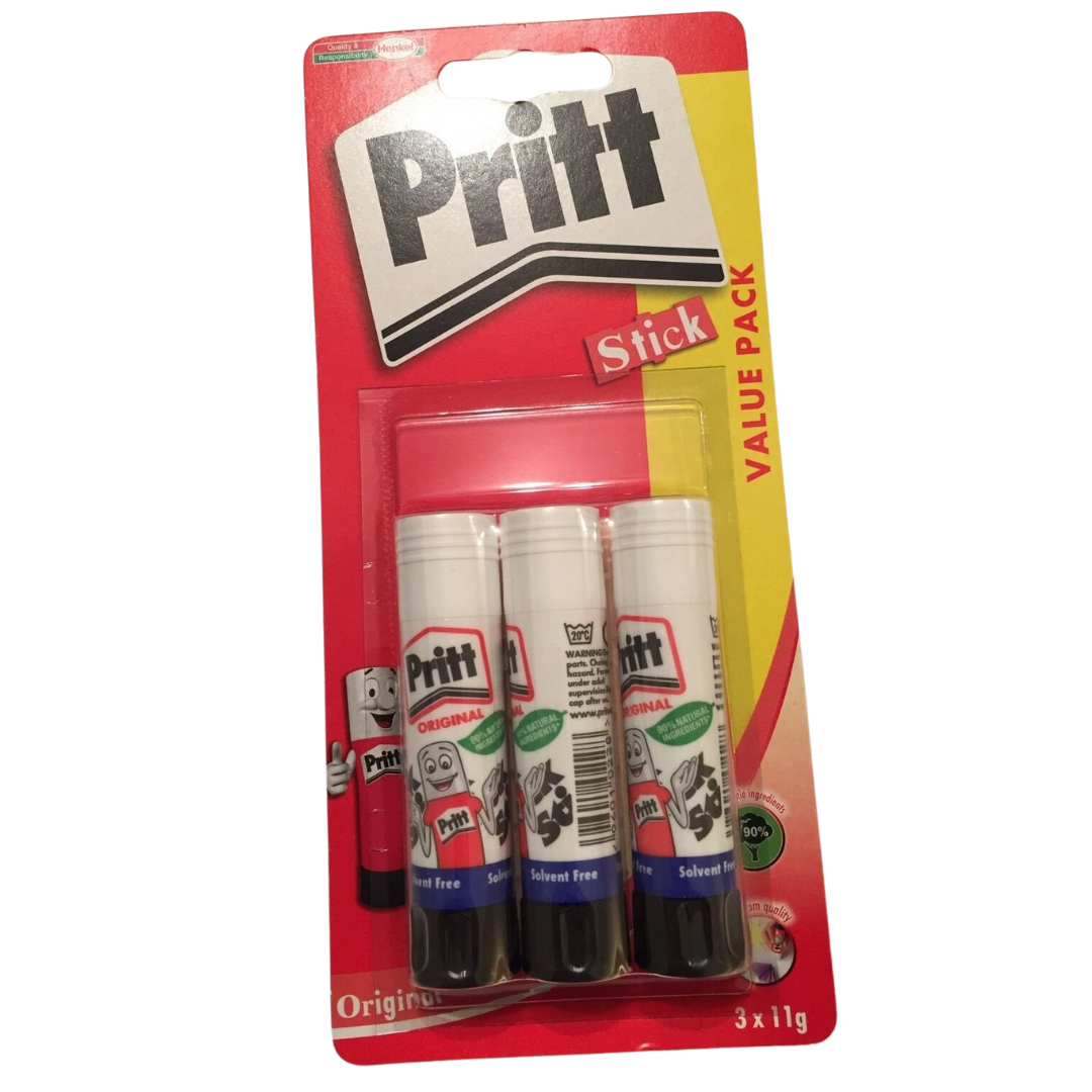 PRITT Stick 3 x 11g Carded