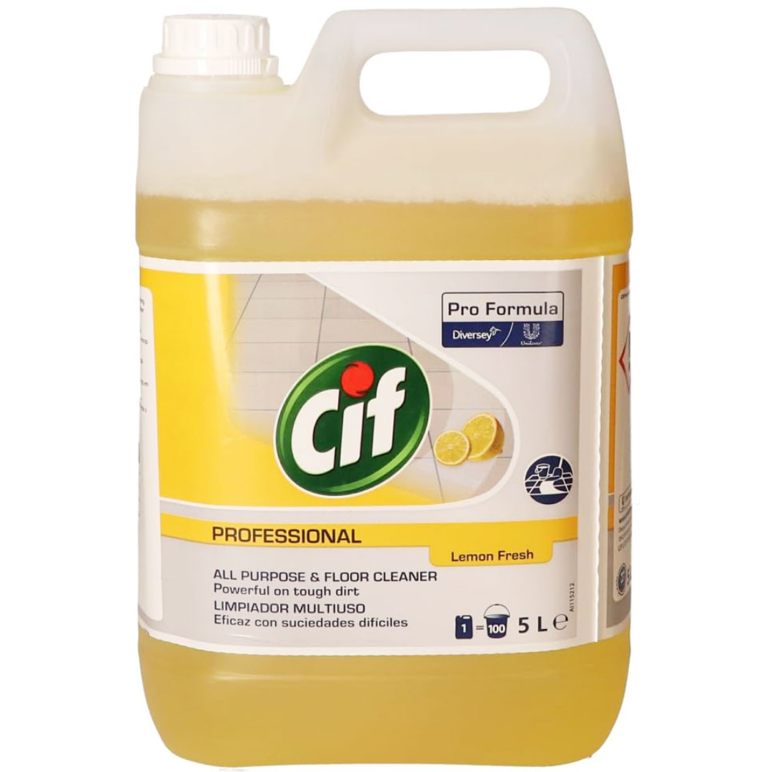 Cif Pro Floor Cleaner Lemon 5L