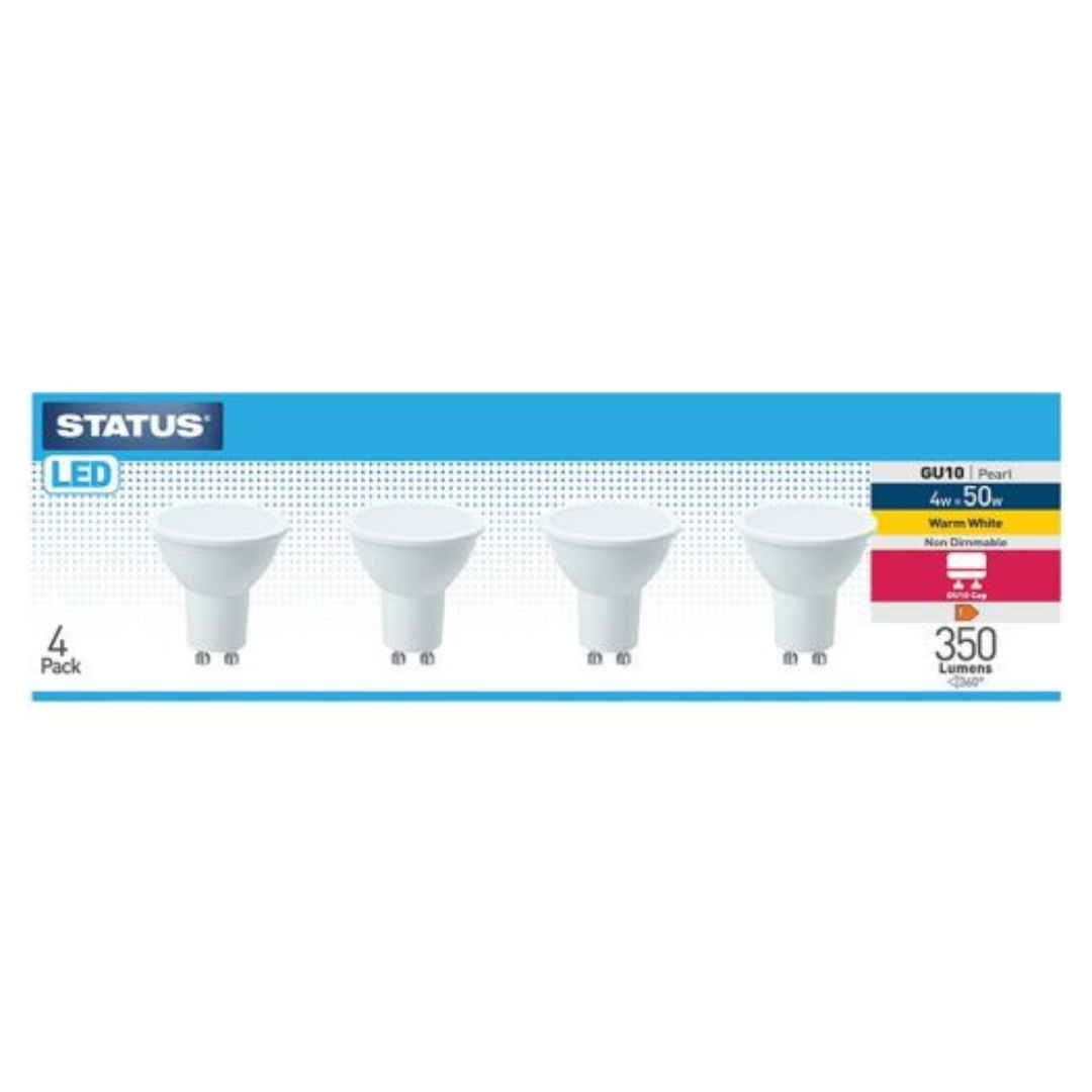 4W LED Bulb 4-Pack (50W Equivalent)