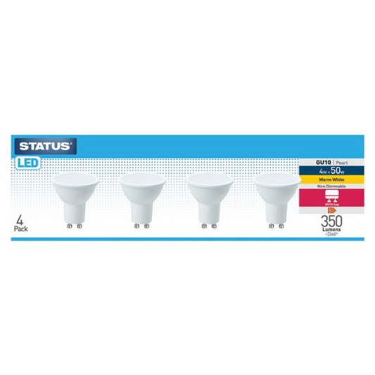 4W LED Bulb 4-Pack (50W Equivalent)