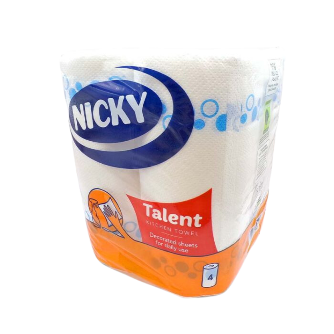 Nicky Talent Kitchen Towel 4PK