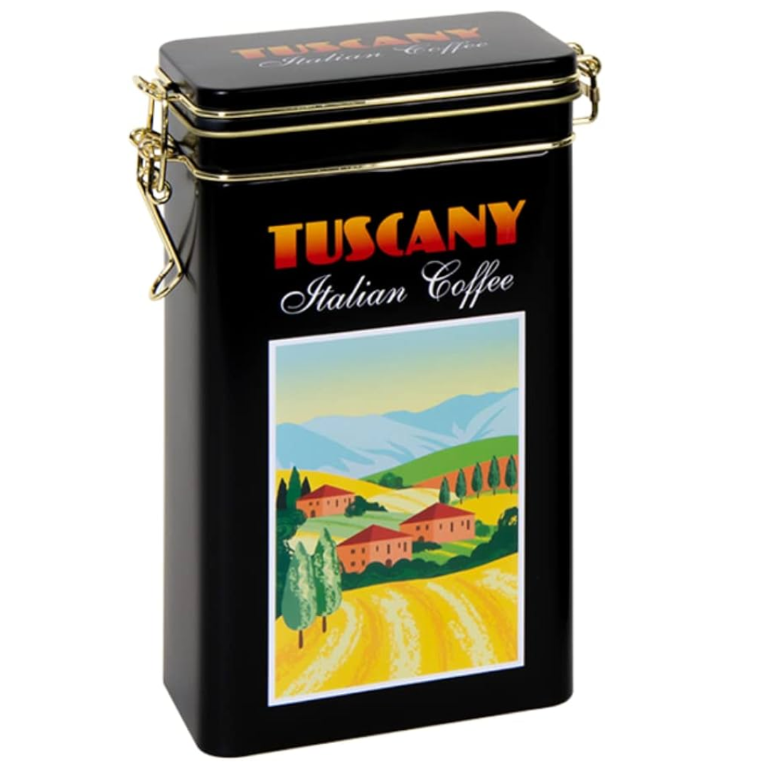 Tuscany Coffee Tin with Clip