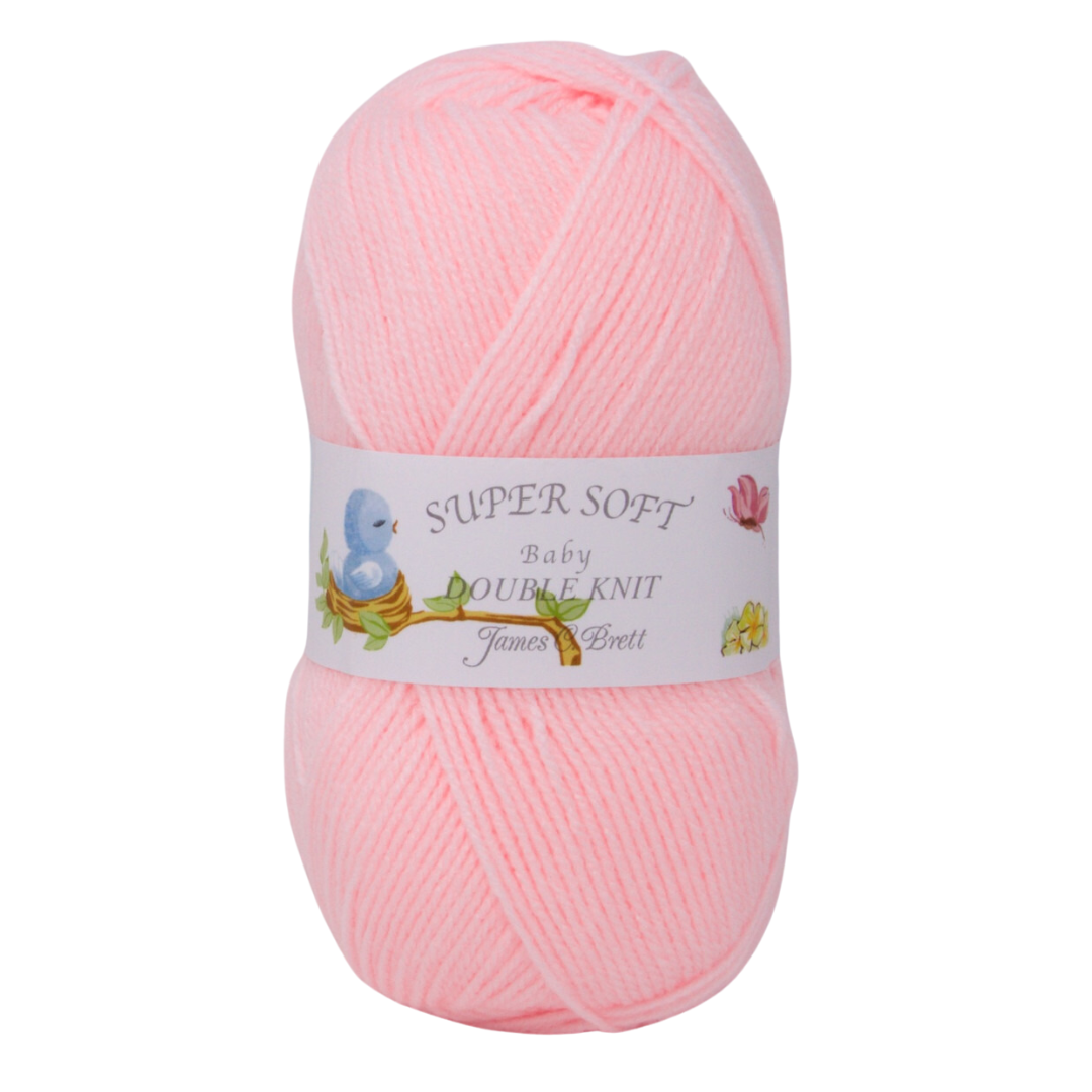 Baby Double Knitting Yarn BB06 Baby Pink