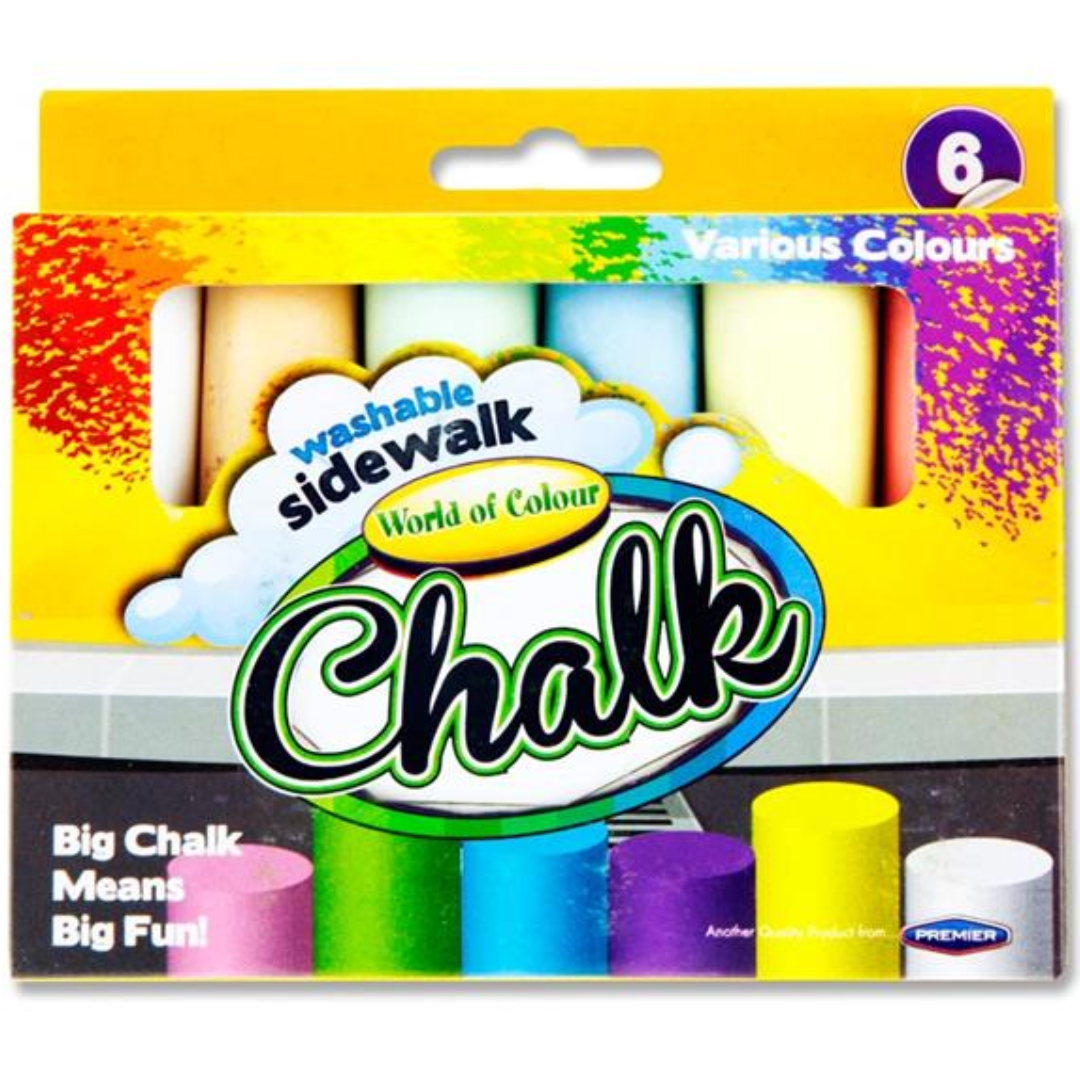 Jumbo Chalk 6-Pack