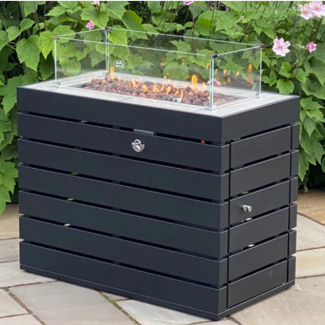 Muztag Stockholm Gas Firepit Table