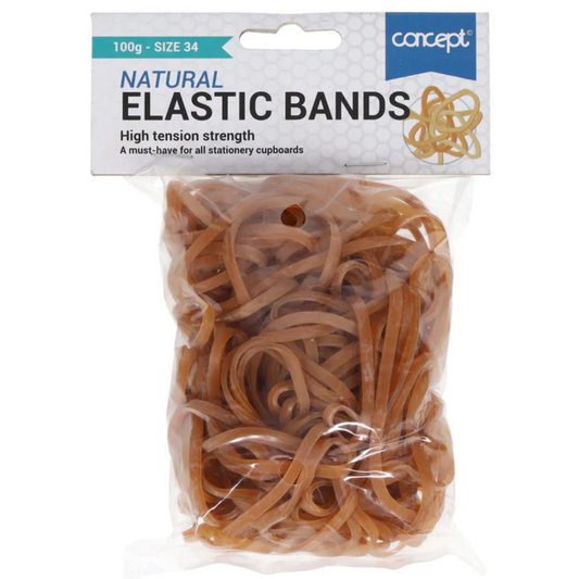 100g Bag of Rubber Bands