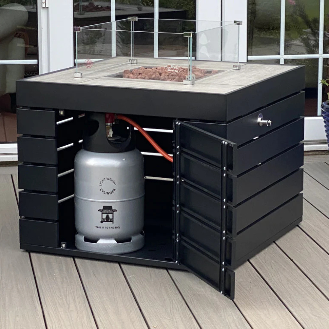 Muztag Oslo Gas Firepit Table