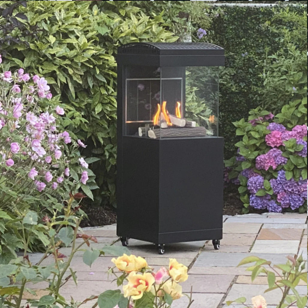 Muztag Bergen Gas Fire Column with a Free Cover