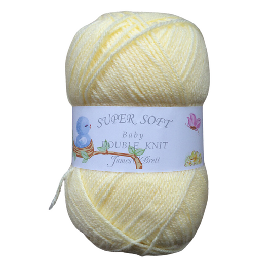 Baby Double Knitting Yarn BB02 Lemon