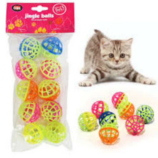 6-Pack Sponge Cat Play Balls