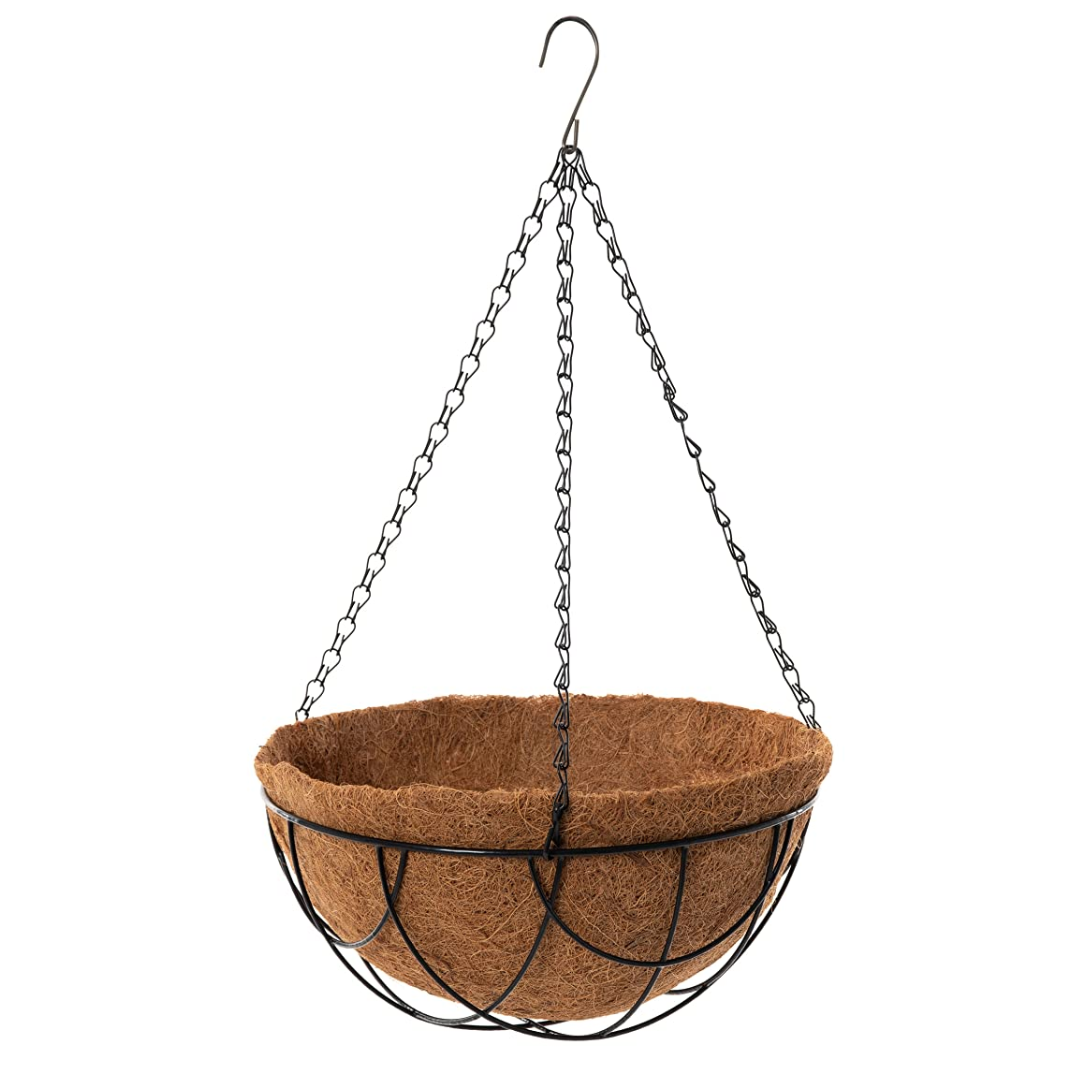 Wire Hanging Basket with Coco Liner