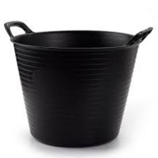 FlexiTub 25L Black Bucket Storage