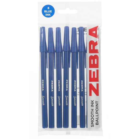 Zebra Ballpoint Pen 8 Pack