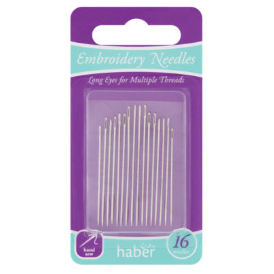 Haber Embroidery Needles x16