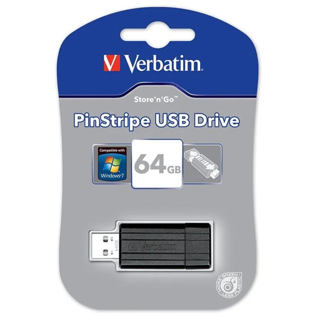 Verbatim 64GB Black USB Drive 2.0