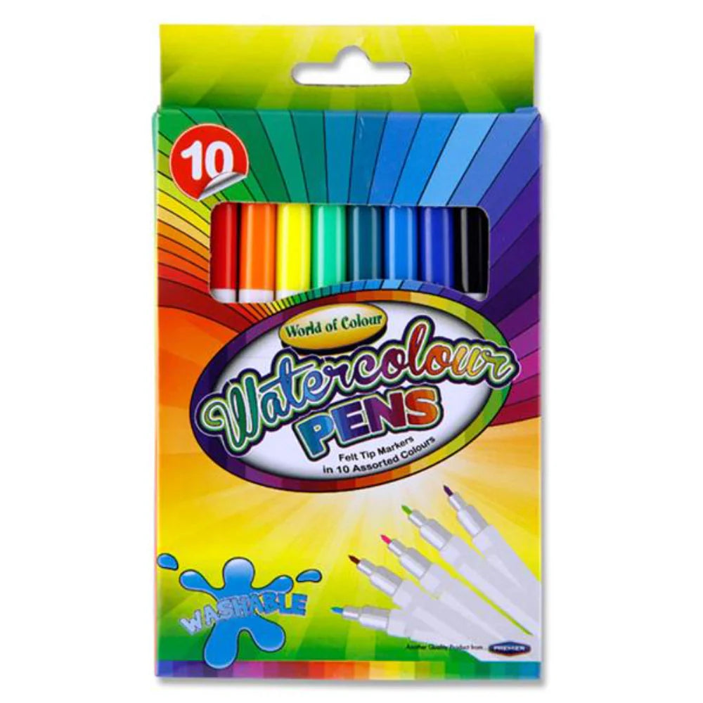 World of Colour Watercolor Markers Box of 10