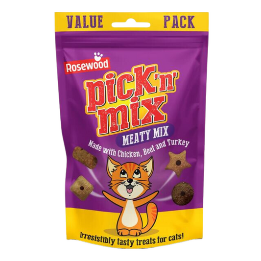 Pick N Mix Cat Treats Meaty 180g